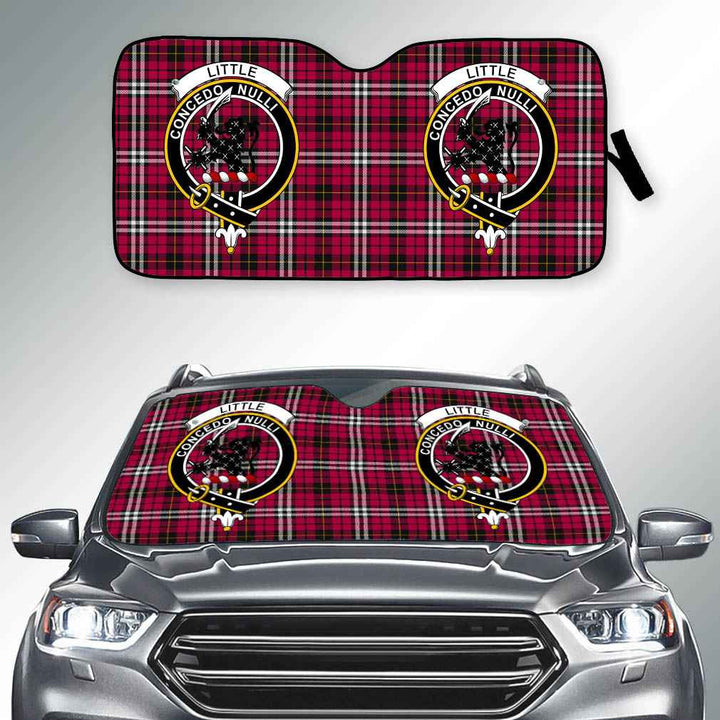 Scottish Little Clan Crest Tartan Car Windshield Sun Shade Tartan Plaid 2