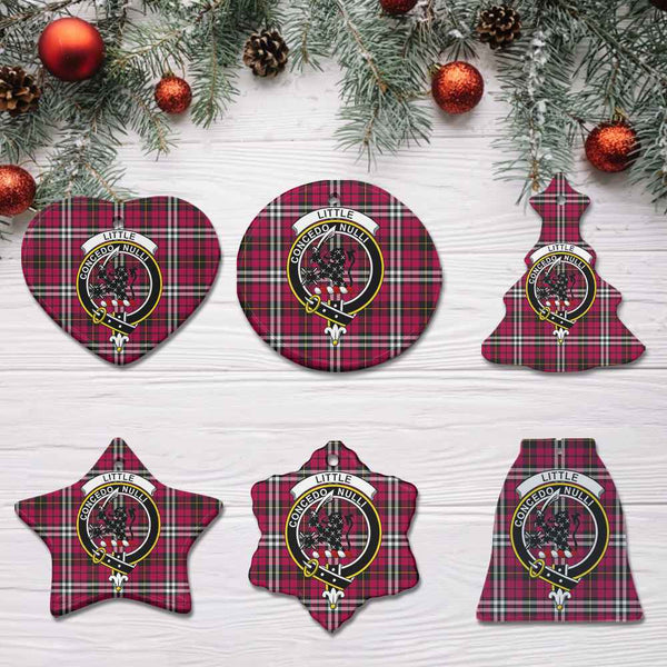 Scottish Little Clan Crest Tartan Ceramic Ornament All Tartan Plaid