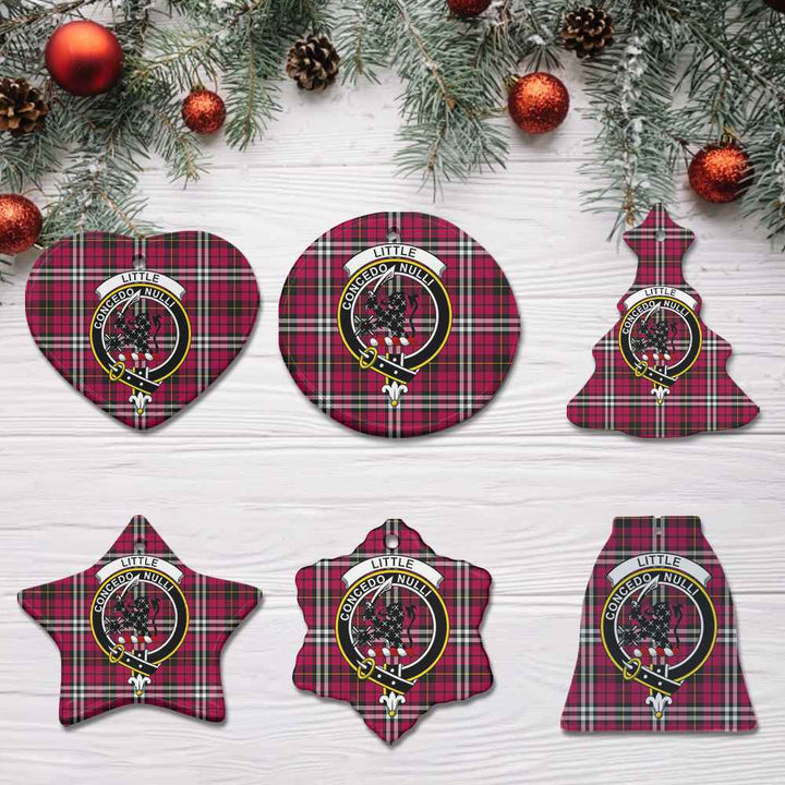 Scottish Little Clan Crest Tartan Ceramic Ornament All Tartan Plaid