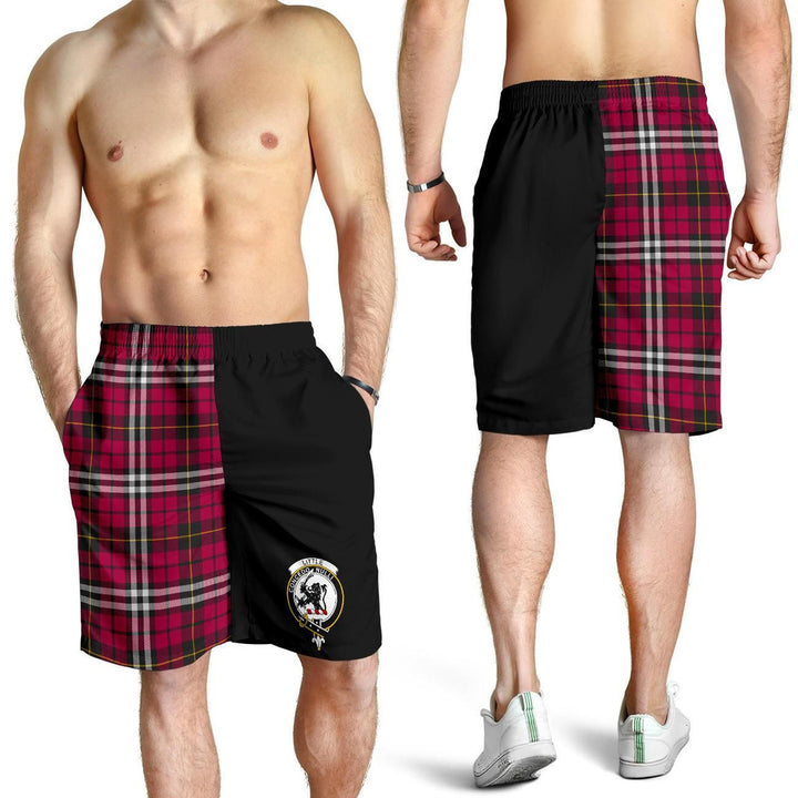 Scottish Little Clan Crest Tartan Half of Me Men's Shorts