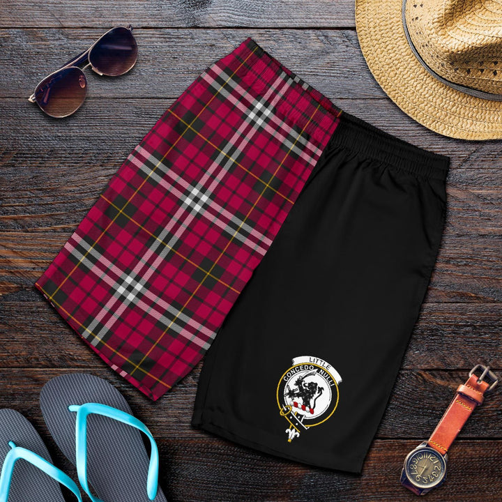 Scottish Little Clan Crest Tartan Half of Me Men's Shorts