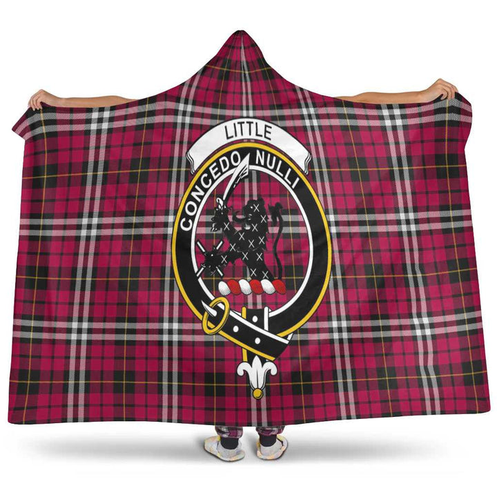 Scottish Little Clan Crest Tartan Hooded Blanket Tartan Plaid 1