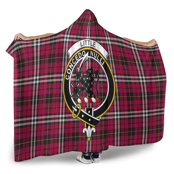 Scottish Little Clan Crest Tartan Hooded Blanket Tartan Plaid 2