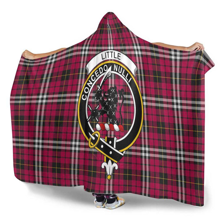 Scottish Little Clan Crest Tartan Hooded Blanket Tartan Plaid 3