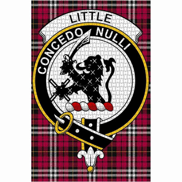 Scottish Little Clan Crest Tartan Jigsaw Puzzle 1