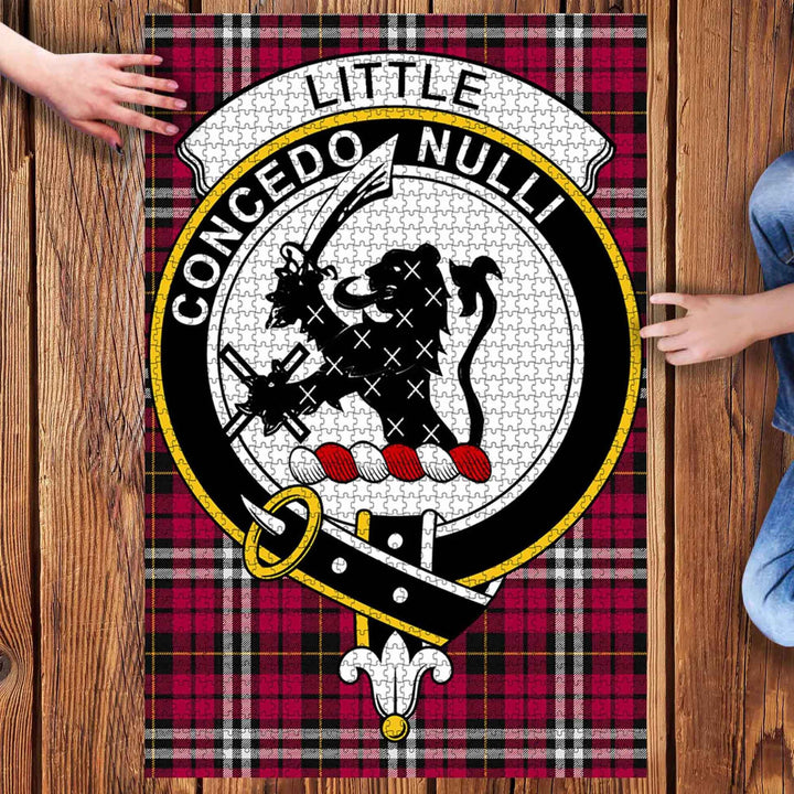 Scottish Little Clan Crest Tartan Jigsaw Puzzle 3