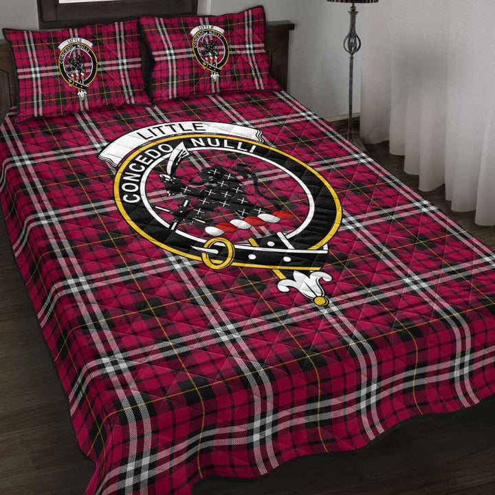 Scottish Little Clan Crest Tartan Quilt Bed Set Tartan Plaid 2