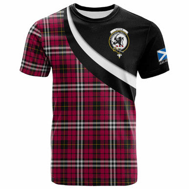 Scottish Little Clan Crest Tartan T-Shirt - Scotland Forever Style Front Side Tartan Plaid