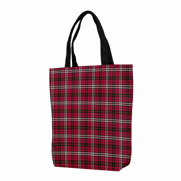 Scottish Little Clan Tartan Canvas Bag With Shoulder Strap Tartan Plaid 1