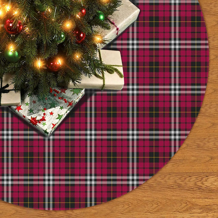 Scottish Little Clan Tartan Christmas Tree Skirt No Tassels 2 Tartan Plaid
