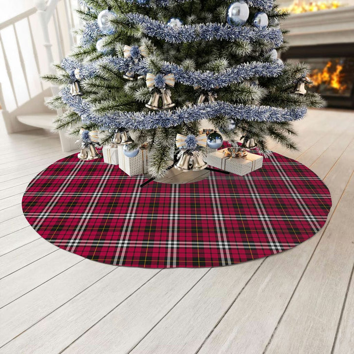 Scottish Little Clan Tartan Christmas Tree Skirt No Tassels 3 Tartan Plaid