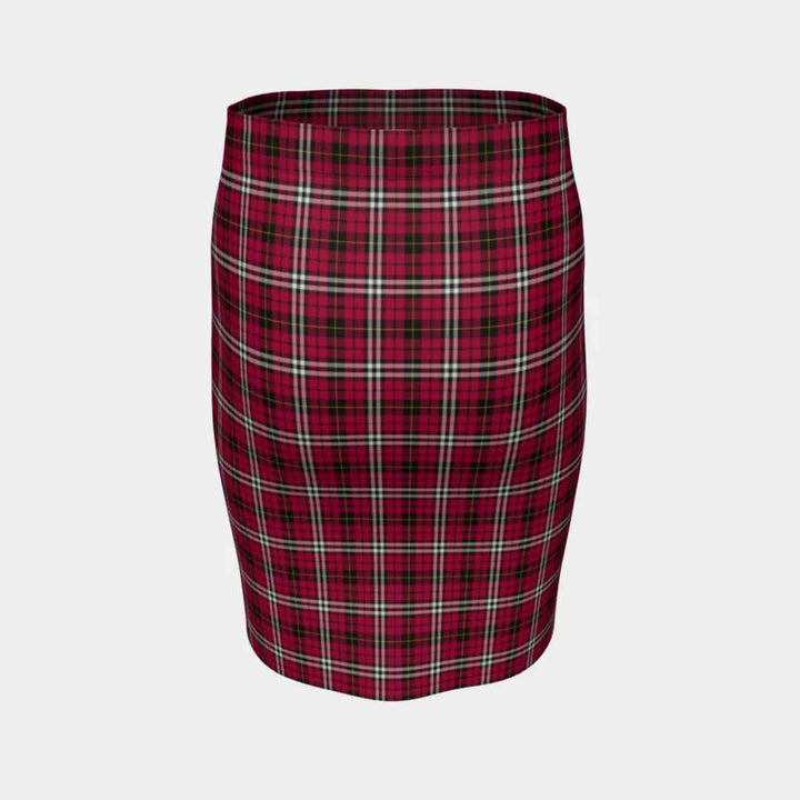 Scottish Little Clan Tartan Fitted Skirt Tartan Plaid 4