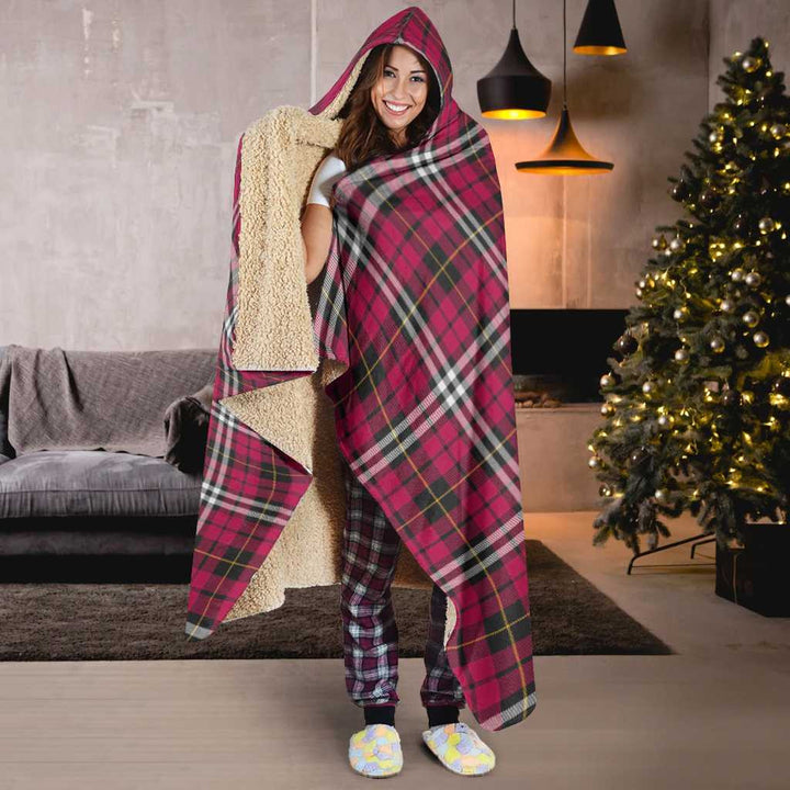 Scottish Little Clan Tartan Hooded Blanket Tartan Plaid 6