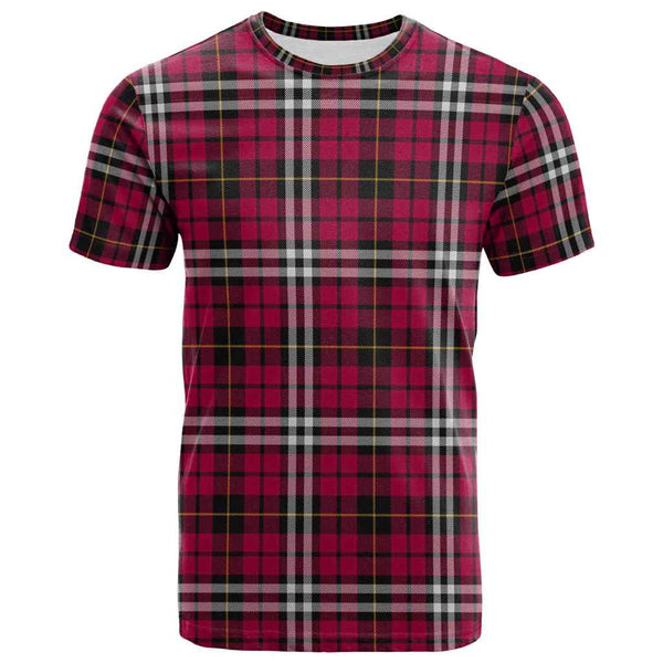 Scottish Little Clan Tartan T-Shirt Front Side Tartan Plaid