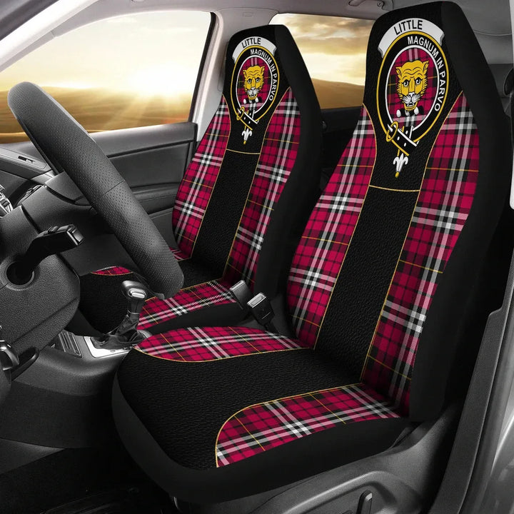 Scottish Little (New) Clan Crest Tartan Car Seat Covers - Special Style 1
