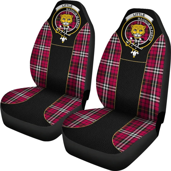 Scottish Little (New) Clan Crest Tartan Car Seat Covers - Special Style 2