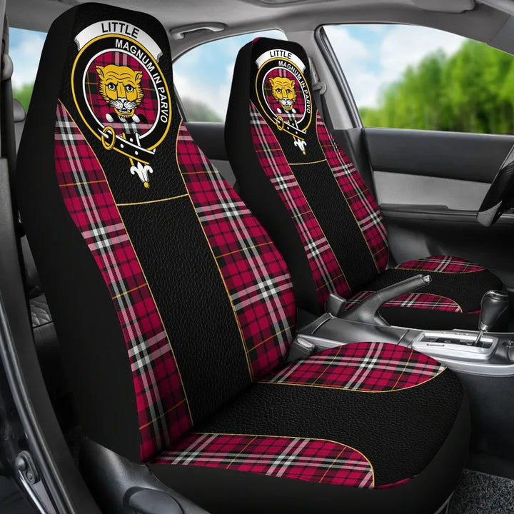 Scottish Little (New) Clan Crest Tartan Car Seat Covers - Special Style 3