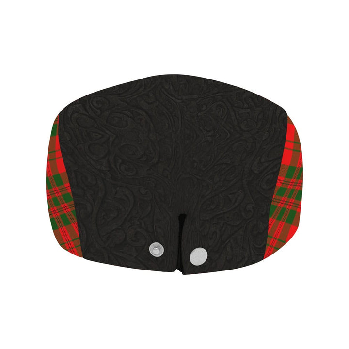 Scottish Livingstone Clan Crest Tartan Flat Cap - Scratch Style Tartan Plaid 4
