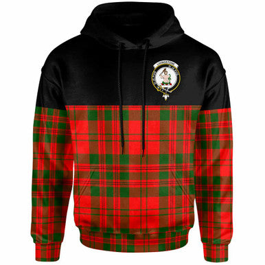 Scottish Livingstone Clan Crest Tartan Hoodie - Horizontal Style Front Side Tartan Plaid