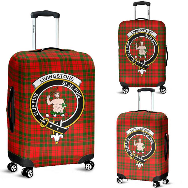 Scottish Livingstone Clan Crest Tartan Luggage Cover Tartan Plaid 1