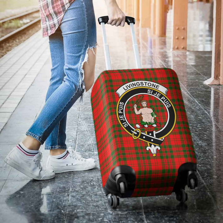 Scottish Livingstone Clan Crest Tartan Luggage Cover Tartan Plaid 3