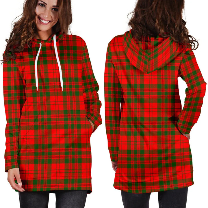 Scottish Livingstone Modern Clan Tartan Hoodie Dress