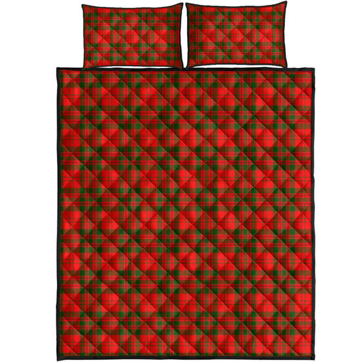 Scottish Livingstone Modern Clan Tartan Quilt Bed Set Tartan Plaid 1
