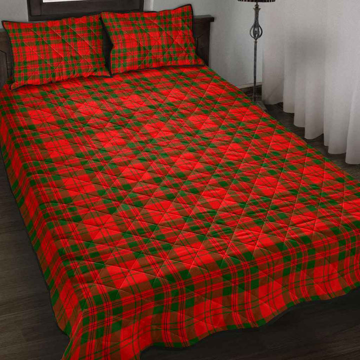 Scottish Livingstone Modern Clan Tartan Quilt Bed Set Tartan Plaid 2
