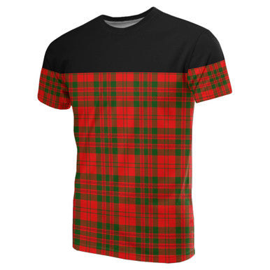 Scottish Livingstone Modern Clan Tartan T-Shirt Horizontal Style Front Side Tartan Plaid