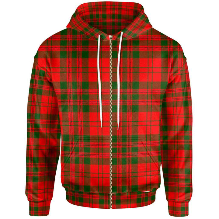 Scottish Livingstone Modern Clan Tartan Hoodie Zip Tartan Plaid