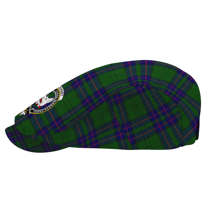 Scottish Lockhart Clan Crest Tartan Flat Cap Tartan Plaid 3
