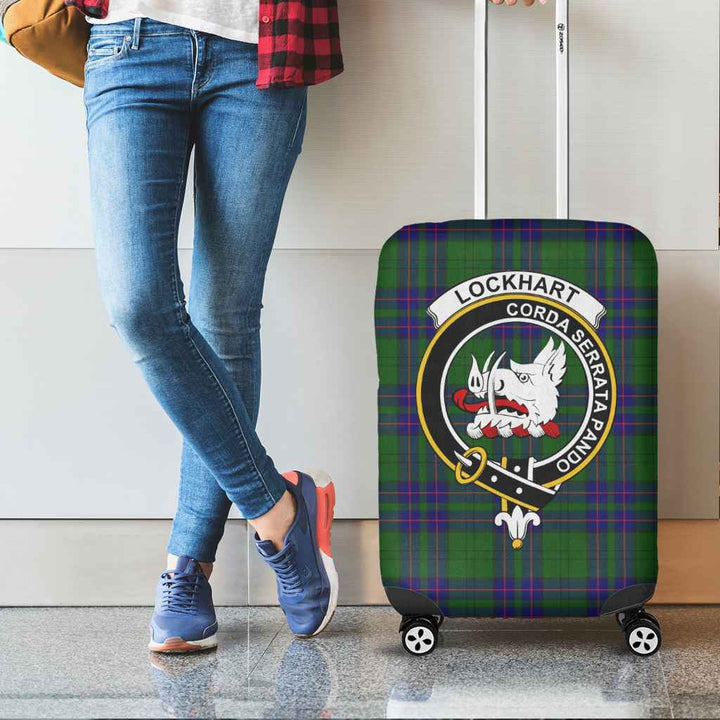 Scottish Lockhart Clan Crest Tartan Luggage Cover Tartan Plaid 2