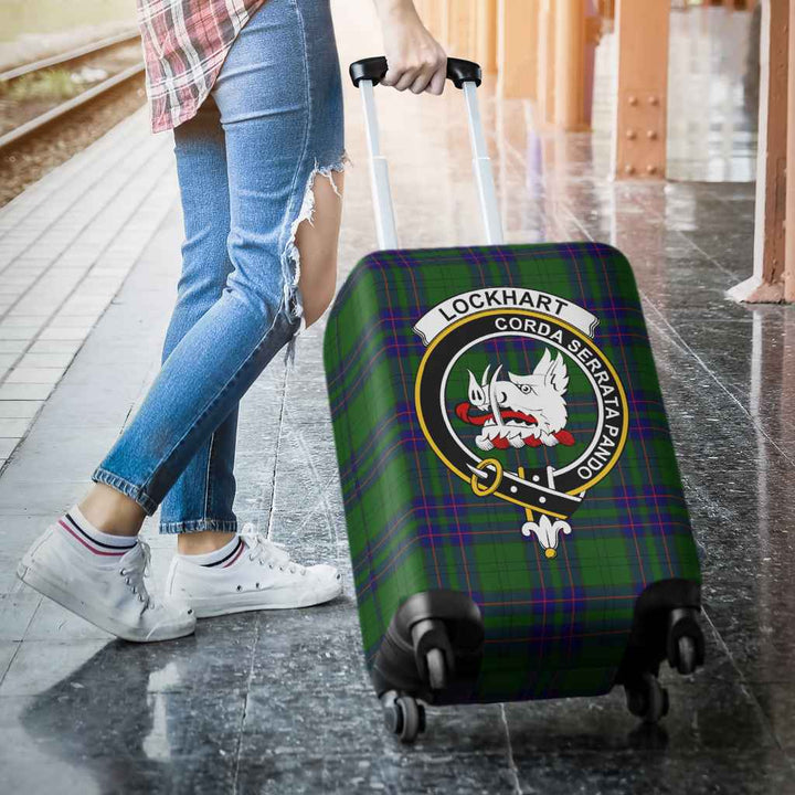 Scottish Lockhart Clan Crest Tartan Luggage Cover Tartan Plaid 3
