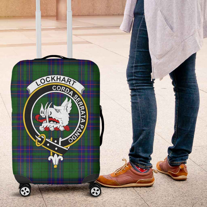 Scottish Lockhart Clan Crest Tartan Luggage Cover Tartan Plaid 4