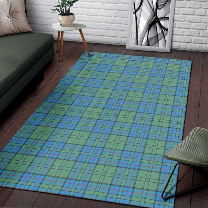 Scottish Lockhart Clan Tartan Area Rug Tartan Plaid 3
