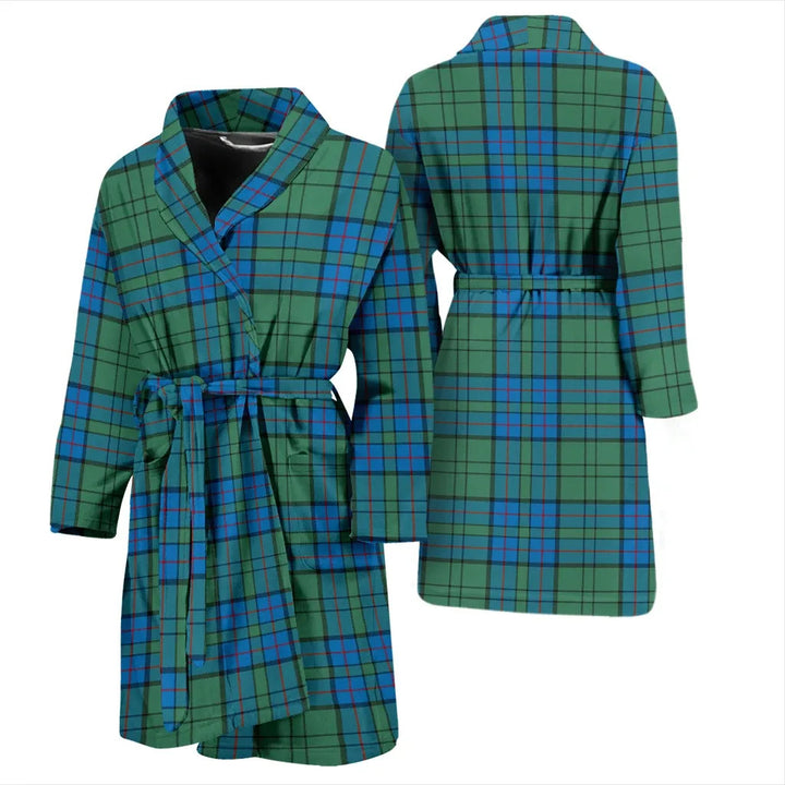 Scottish Lockhart Clan Tartan Bathrobe 3