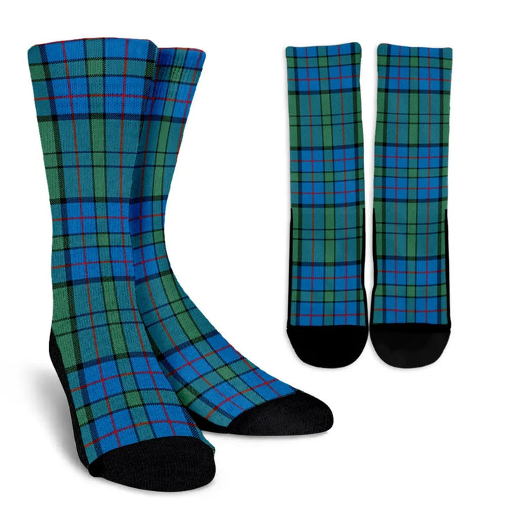 Scottish Lockhart Clan Tartan Crew Socks