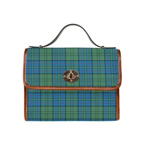Scottish Lockhart Clan Tartan Waterproof Canvas Bag Tartan Plaid 1