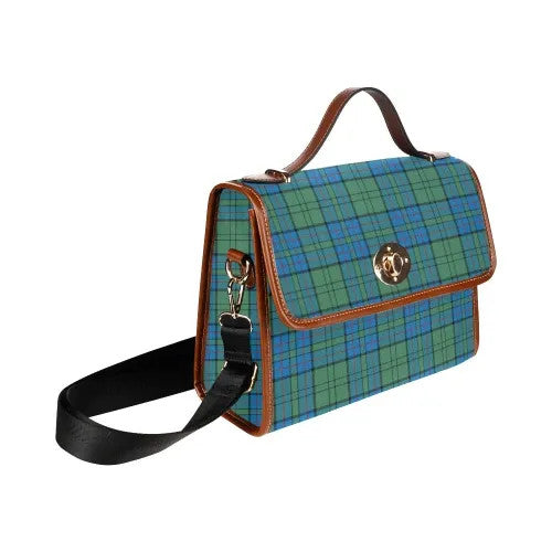 Scottish Lockhart Clan Tartan Waterproof Canvas Bag Tartan Plaid 3