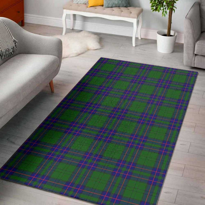 Scottish Lockhart Modern Clan Tartan Area Rug Tartan Plaid 1