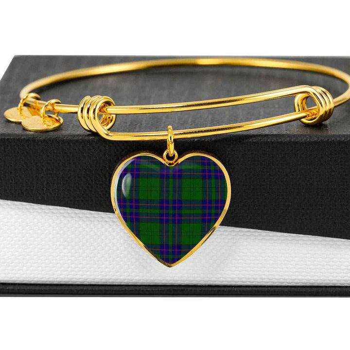 Scottish Lockhart Modern Clan Tartan Bangle Heart Tartan Plaid 6