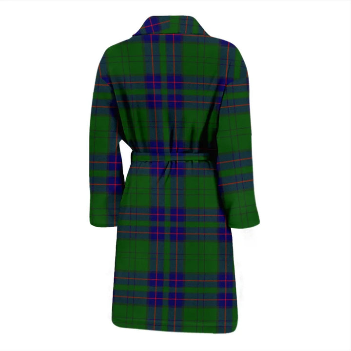 Scottish Lockhart Modern Clan Tartan Bathrobe 1