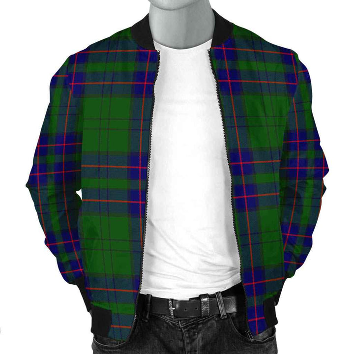 Scottish Lockhart Modern Clan Tartan Bomber Jacket Tartan Plaid 2