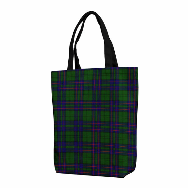 Scottish Lockhart Modern Clan Tartan Canvas Bag With Shoulder Strap Tartan Plaid 1