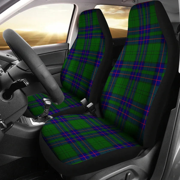 Scottish Lockhart Modern Clan Tartan Car Seat Covers 2