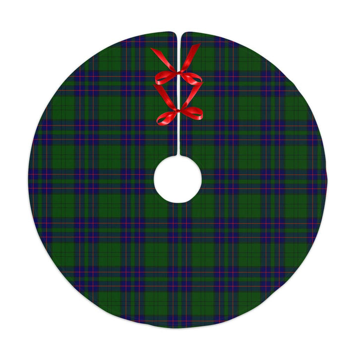 Scottish Lockhart Modern Clan Tartan Christmas Tree Skirt No Tassels 1 Tartan Plaid