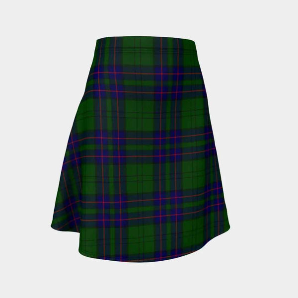Scottish Lockhart Modern Clan Tartan Flare Skirt Tartan Plaid 1