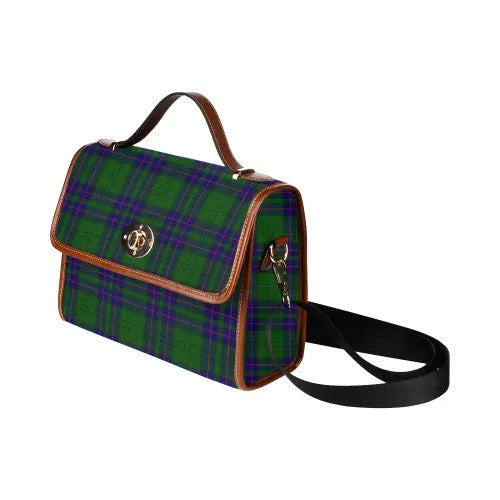 Scottish Lockhart Modern Clan Tartan Waterproof Canvas Bag Tartan Plaid 4