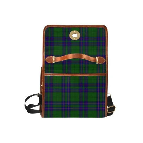 Scottish Lockhart Modern Clan Tartan Waterproof Canvas Bag Tartan Plaid 6