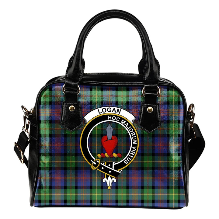 Scottish Logan Ancient Clan Crest Tartan Shoulder Handbag Tartan Plaid 1